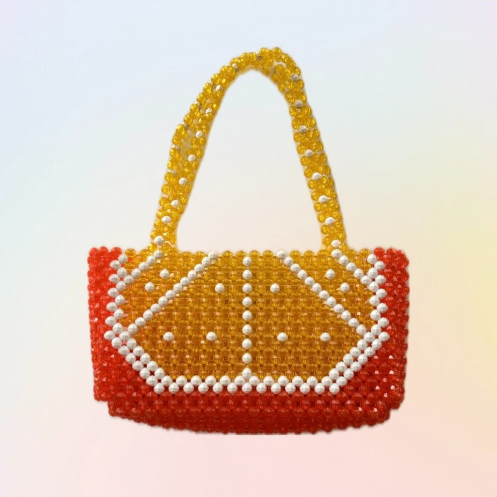 SUSAN ALEXANDRA - Citrus Beaded Shoulder Bag